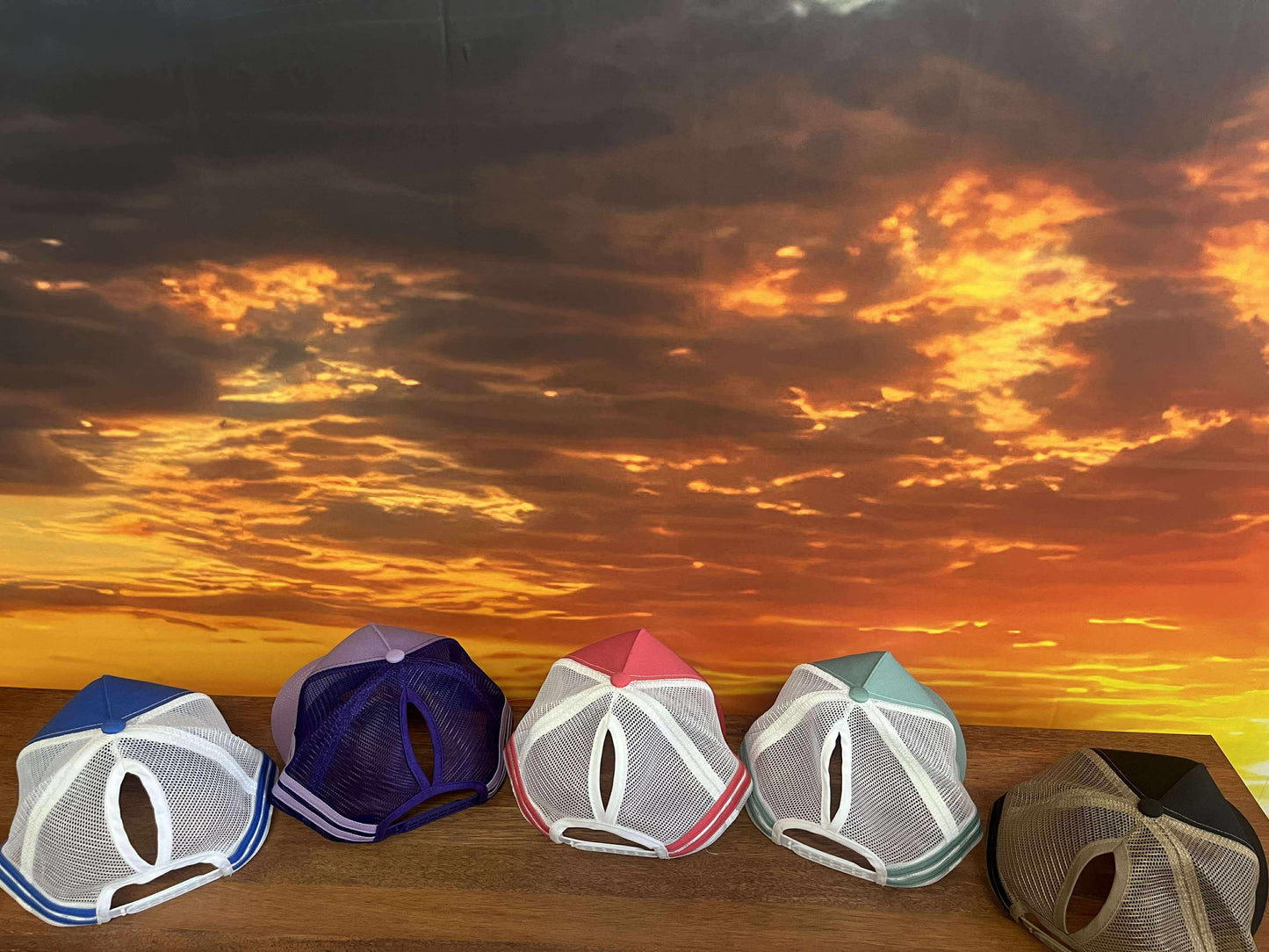 MJ Pony Tail Caps