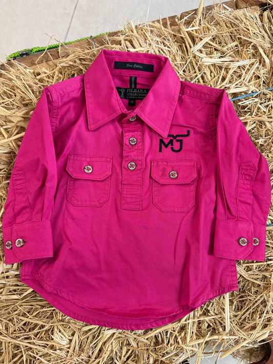 Babies 1/2 Placket Work Shirts