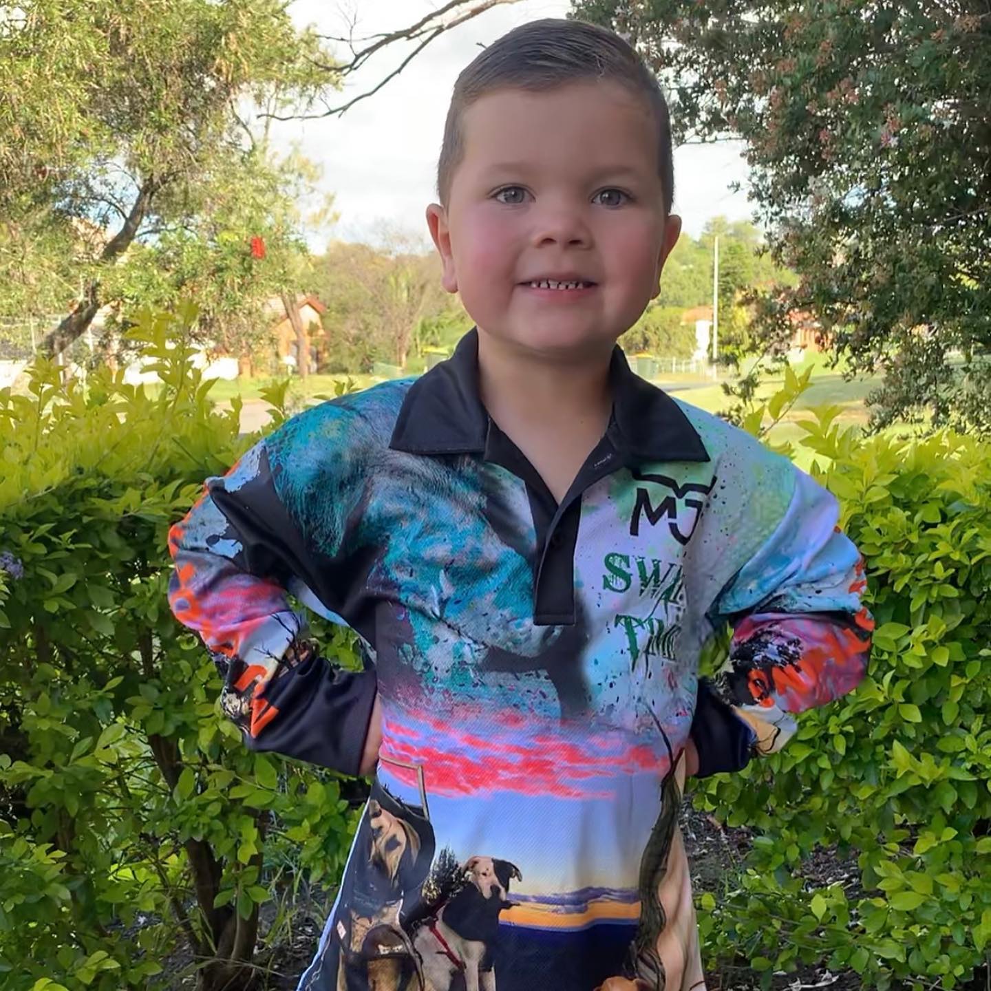 Kids 'It's Swine Time' Shirt • MJ Clothing Womens Mens Country Clothing Kids Fashion