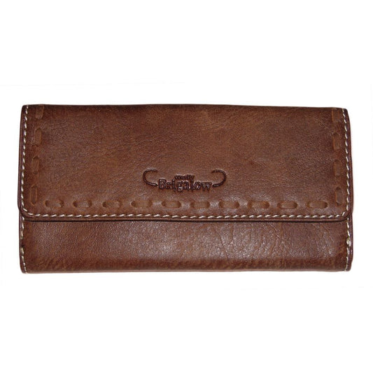 Distressed Leather Purse with Brigalow Logo • MJ Clothing Womens Mens Country Clothing Kids Fashion