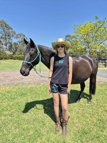Ladies MJ Barrel Racer Singlet