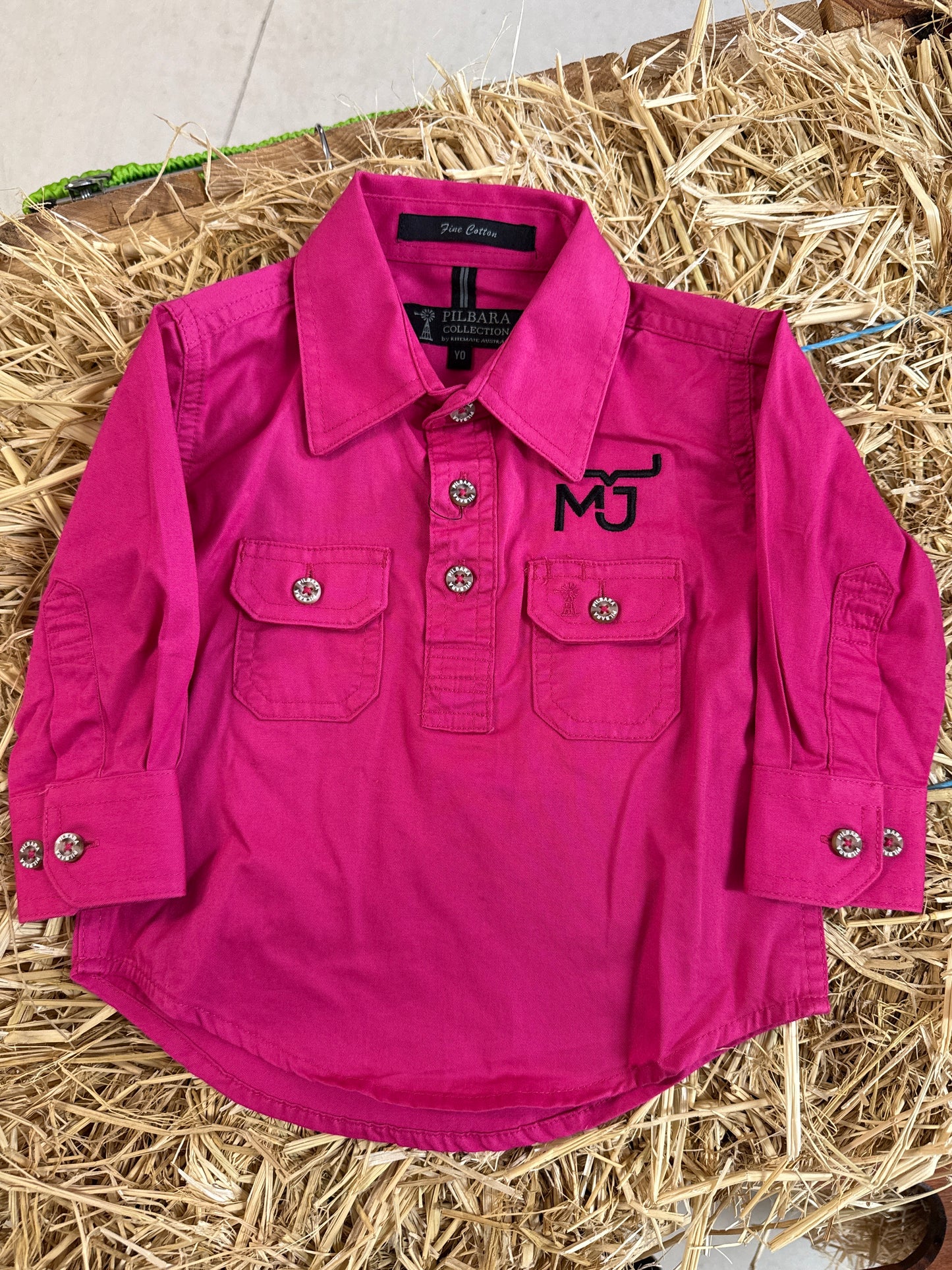 Babies 1/2 Placket Work Shirts