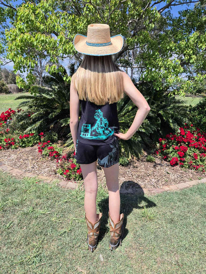 Ladies MJ Barrel Racer Singlet