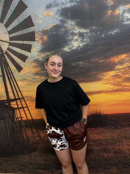 Cowhide Shorts- Adult