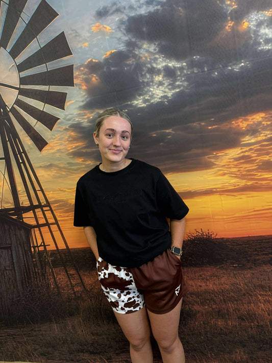 Cowhide Shorts- Adult