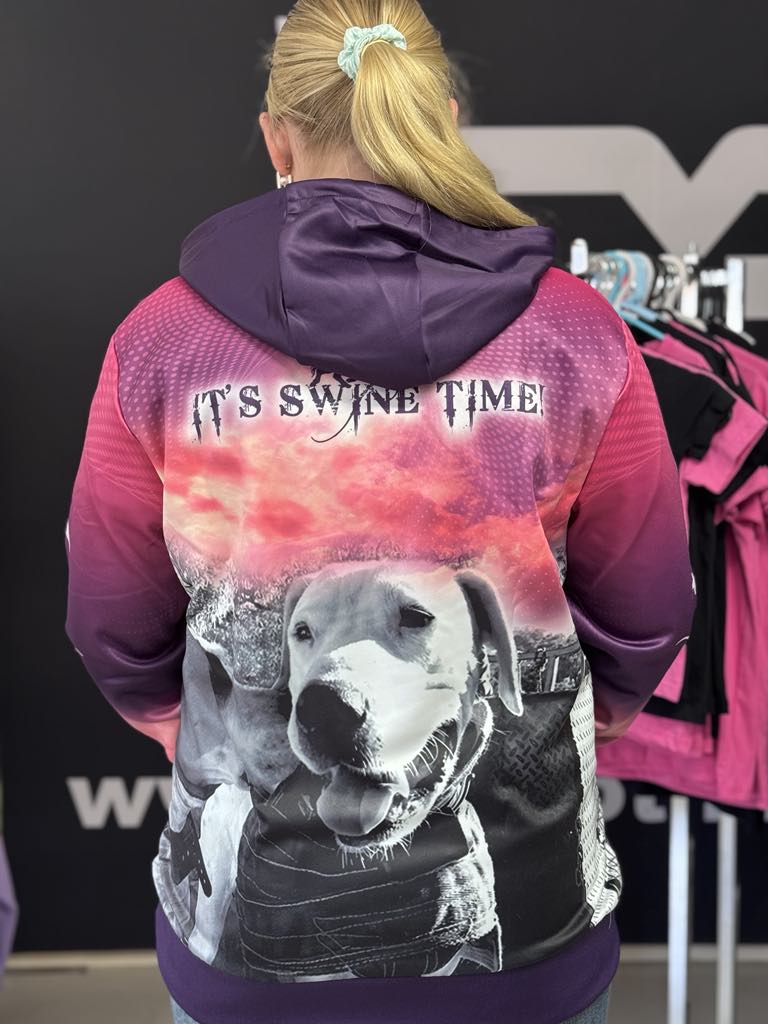 NEW! Children's Swine Time Sublimated Hoodie - PRE-ORDER