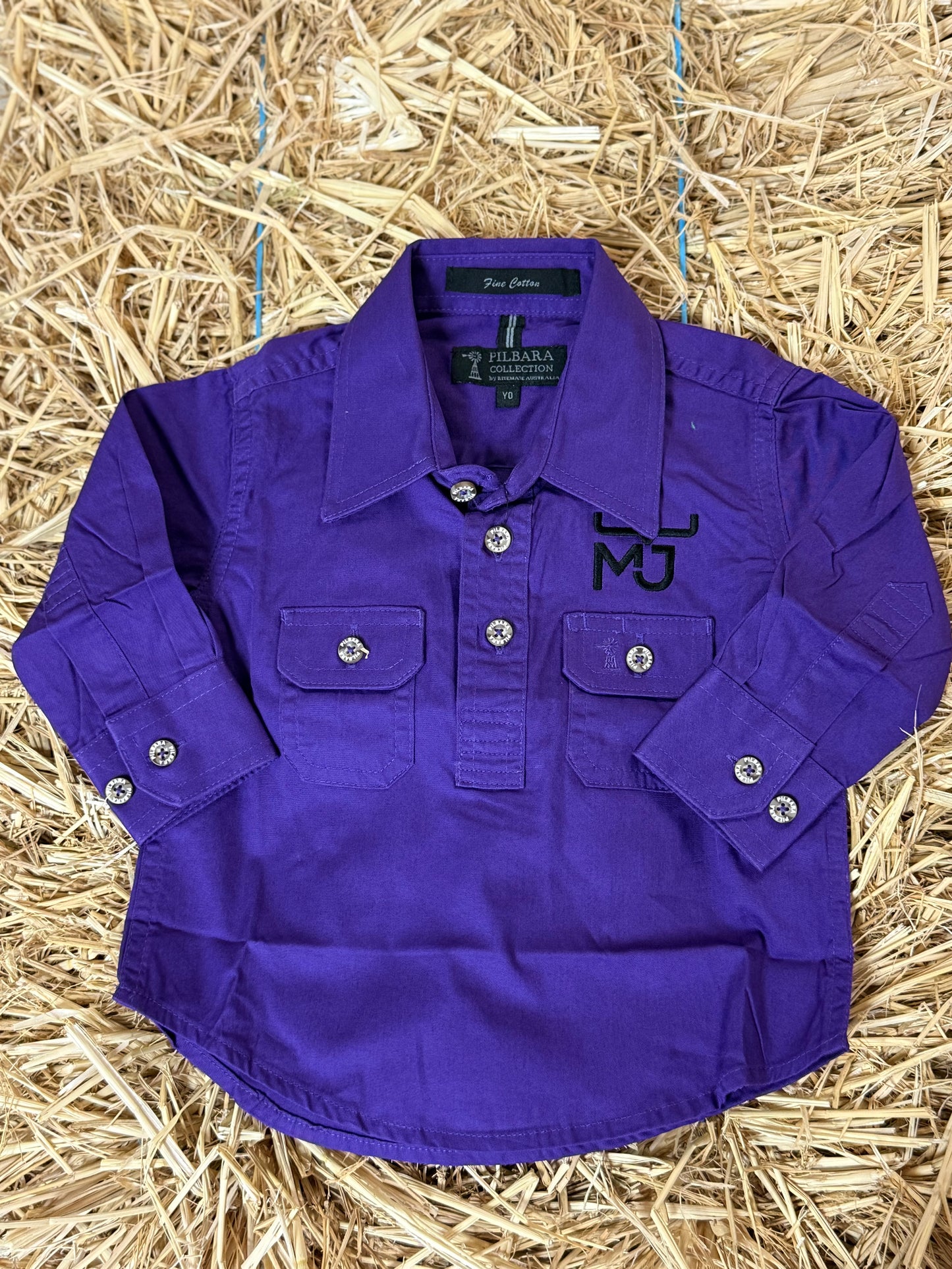 Babies 1/2 Placket Work Shirts