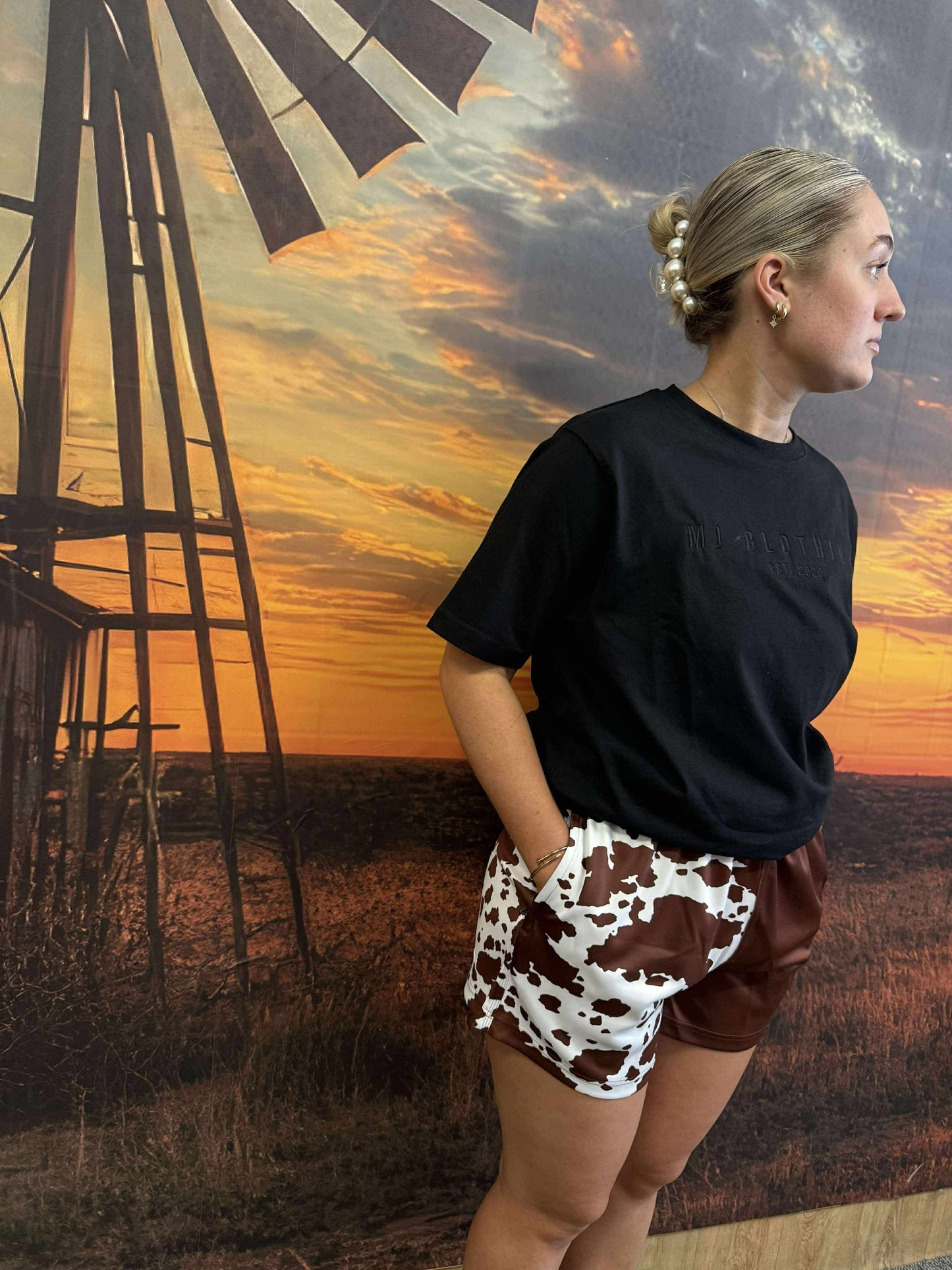 Cowhide Shorts- Adult