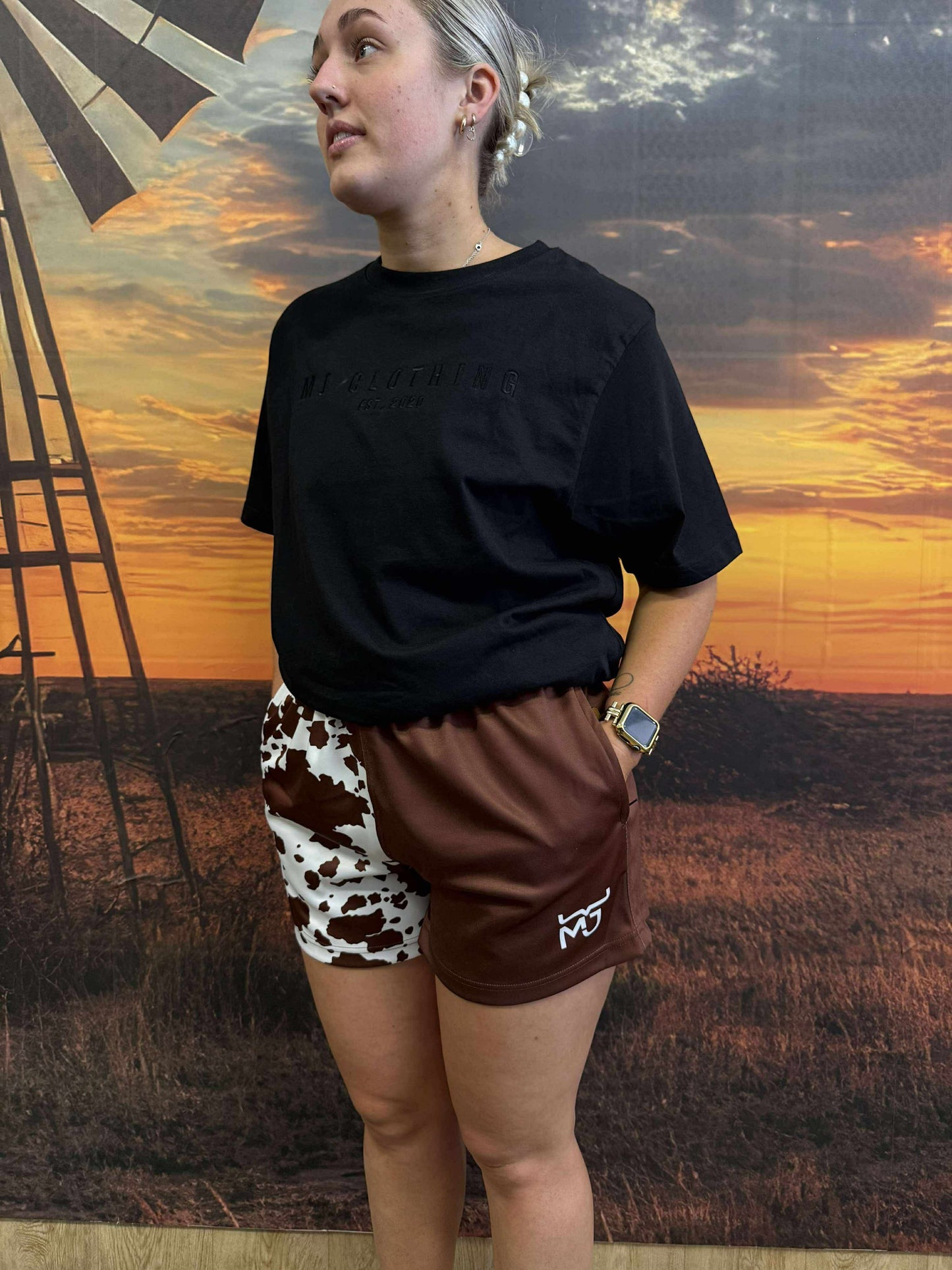Cowhide Shorts- Adult