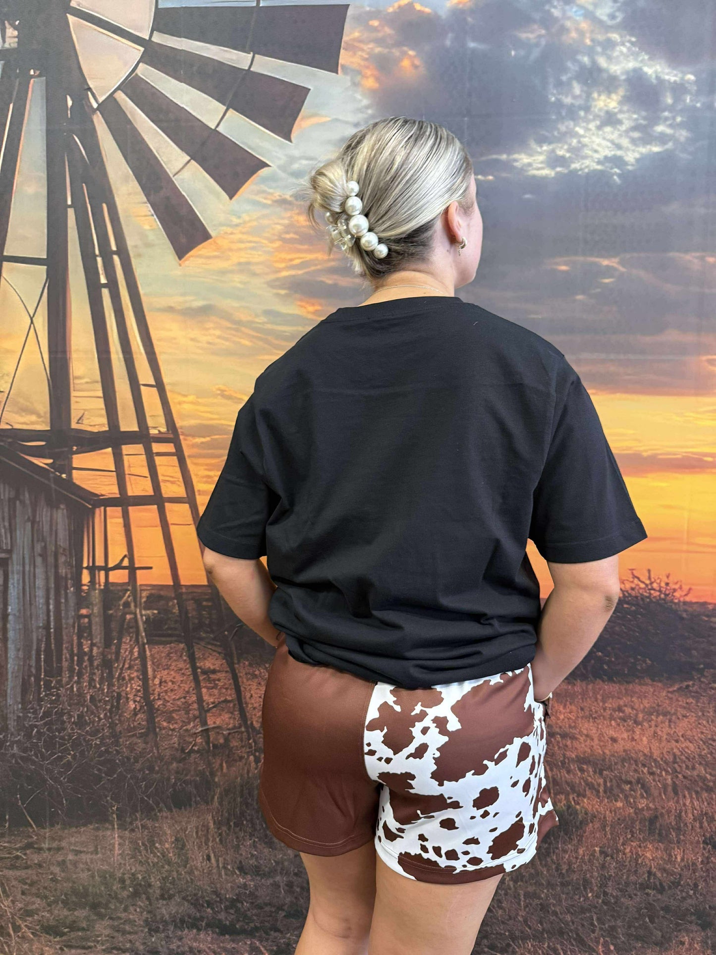 Cowhide Shorts- Adult