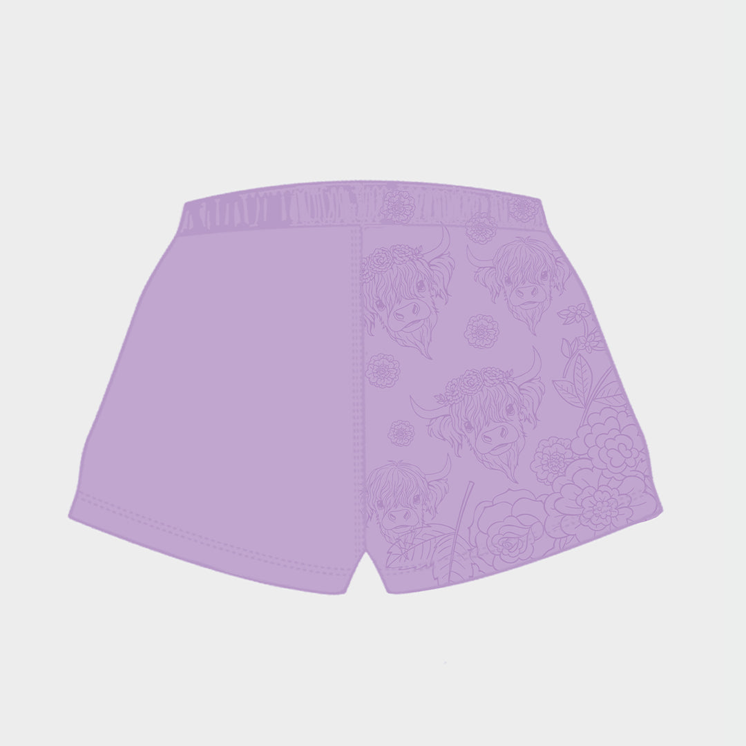 Highland Flower Shorts- Youth