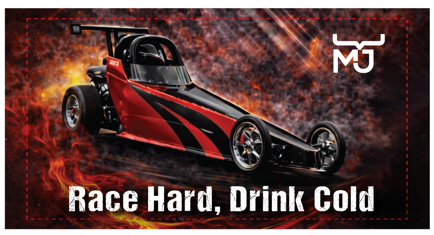 Race Hard, Drink Cold Stubby Holder