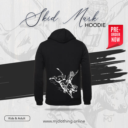 "Skid Mark" Kids MJ Bull Riding Hoodie