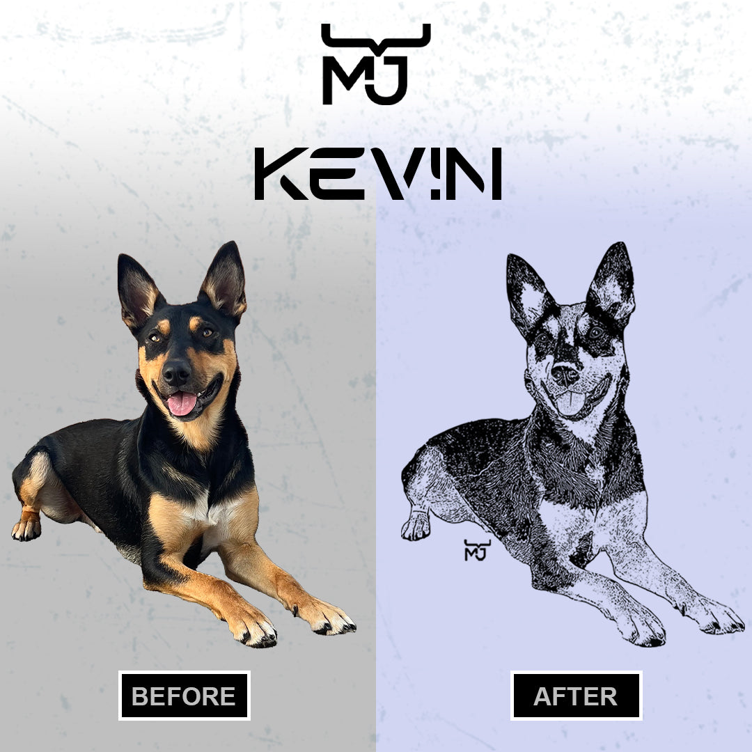 Adults Kevin the Kelpie Tee