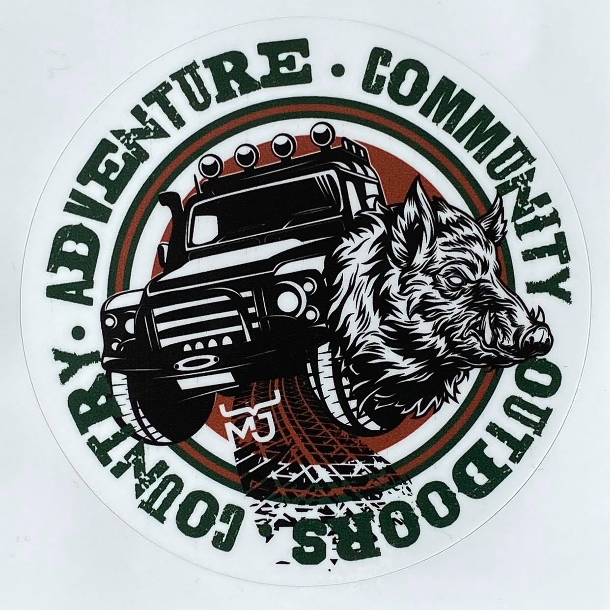 Adventure Stickers • MJ Clothing Womens Mens Country Clothing Kids Fashion