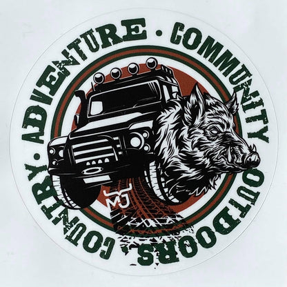 Adventure Stickers • MJ Clothing Womens Mens Country Clothing Kids Fashion