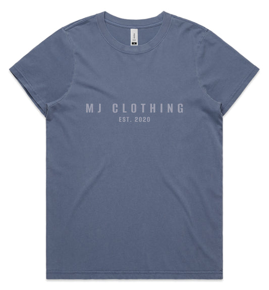 Ladies Embroidered Tee • MJ Clothing Womens Mens Country Clothing Kids Fashion