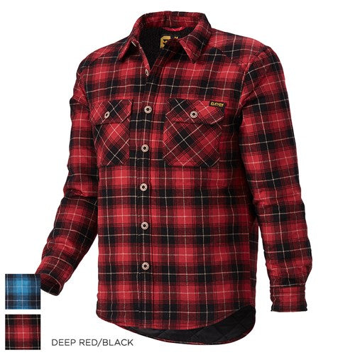 Men's Quilted Flannel Shacket • MJ Clothing Womens Mens Country Clothing Kids Fashion