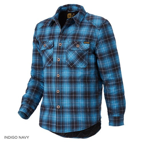 Men's Quilted Flannel Shacket • MJ Clothing Womens Mens Country Clothing Kids Fashion