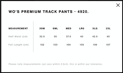 Ladies Premium Track Pants • MJ Clothing Womens Mens Country Clothing Kids Fashion
