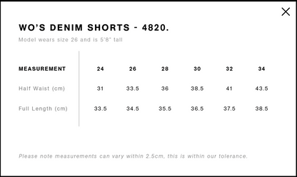 Ladies Denim Shorts • MJ Clothing Womens Mens Country Clothing Kids Fashion